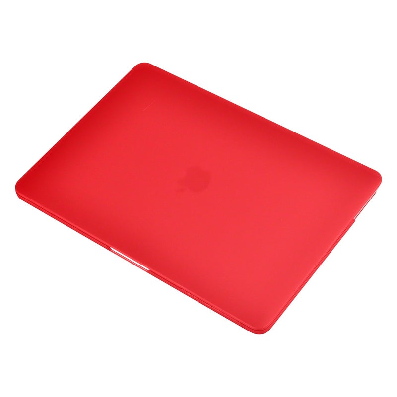 UESWILL Smooth Matte Hard Case Compatible with 2016-2019 Release MacBook Pro 15 inch with Touch Bar & USB-C, Model A1990 A1707, Red - Image 4